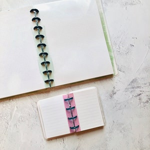 Clear plastic dividers, Planner dividers, Happy Planner dividers, 5 Tab dividers