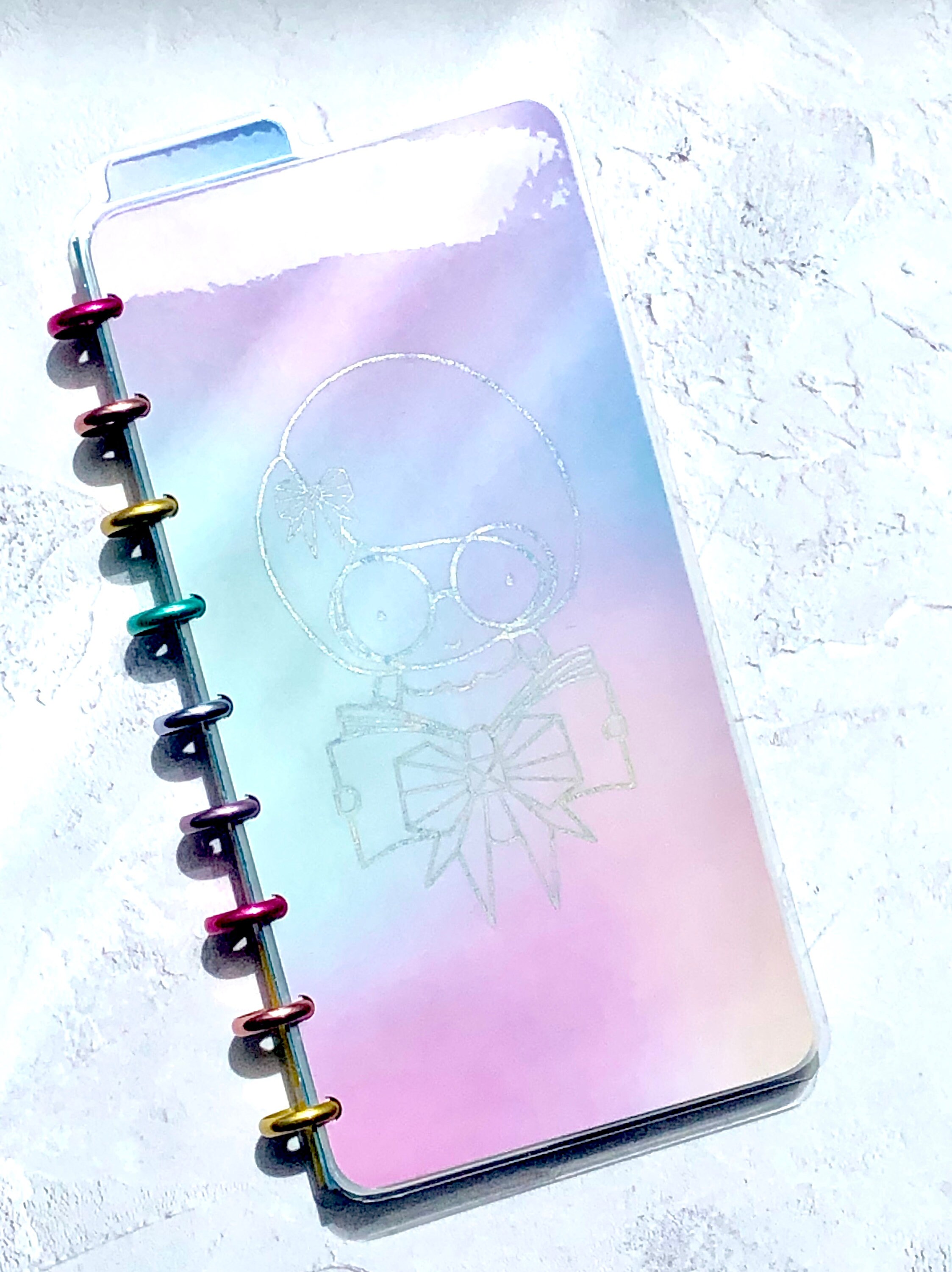 Planner Girl Happy planner cover snap in cover Foil Cover Etsy