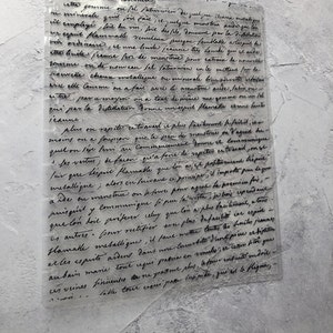 Fancy Writing Planner Cover: Clear Laminate, Snap-In image 7