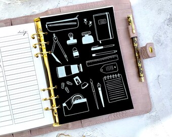 White Print Planner Dashboard: Stationery Lover Update