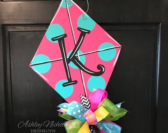 Kite Door Hanger, Spring Door Hanger, Summer Door Hanger