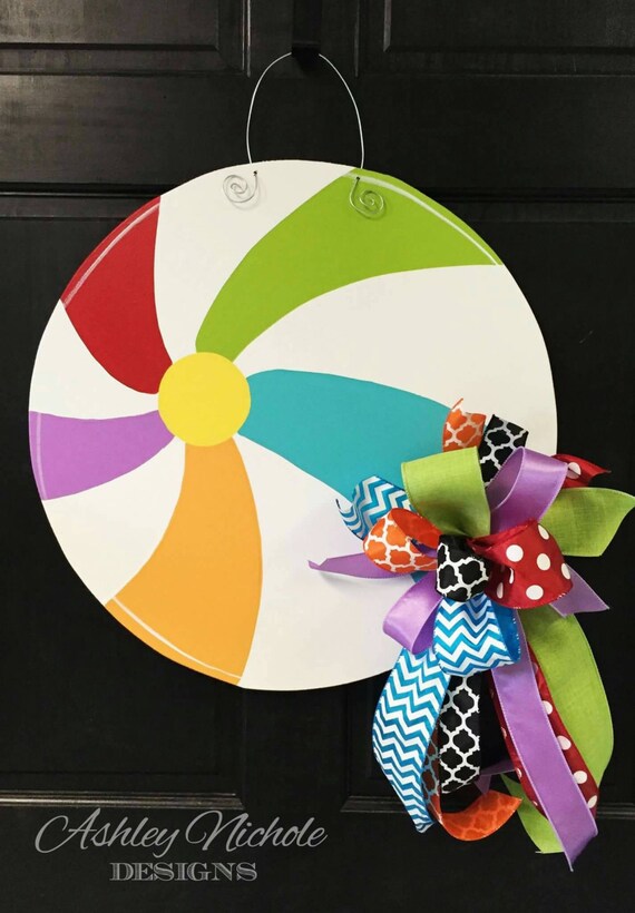 Beach Ball Door Hanger Door Decoration Summer Beach Door Etsy