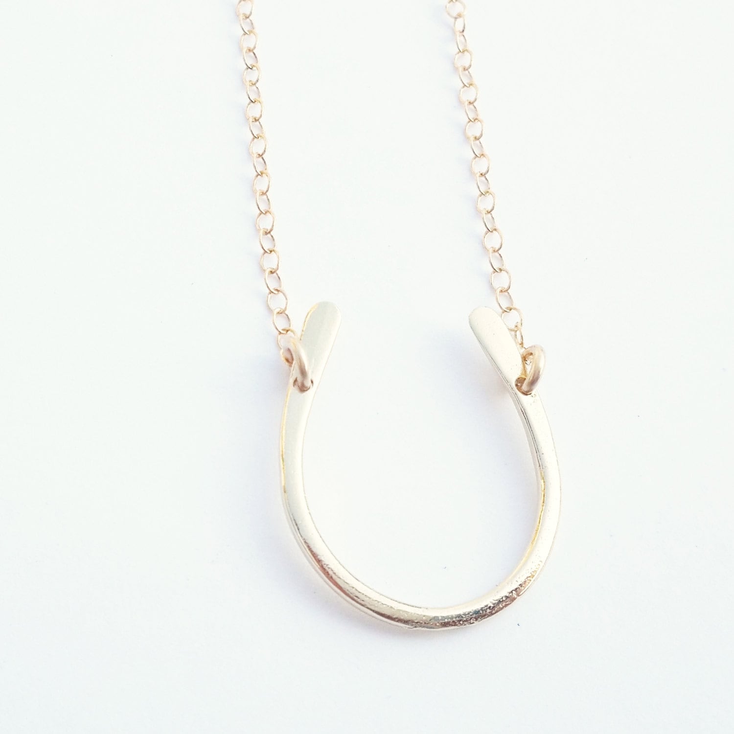 Lucky Horseshoe Charm Necklace