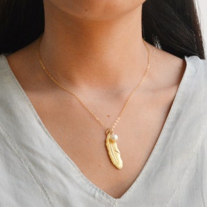 Feather necklace, long necklace,gold necklace,gold feather,layered necklace,boho necklace,gift,feather jewelry- 21143