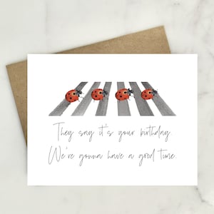 Birthday Card for the Beatles Fan