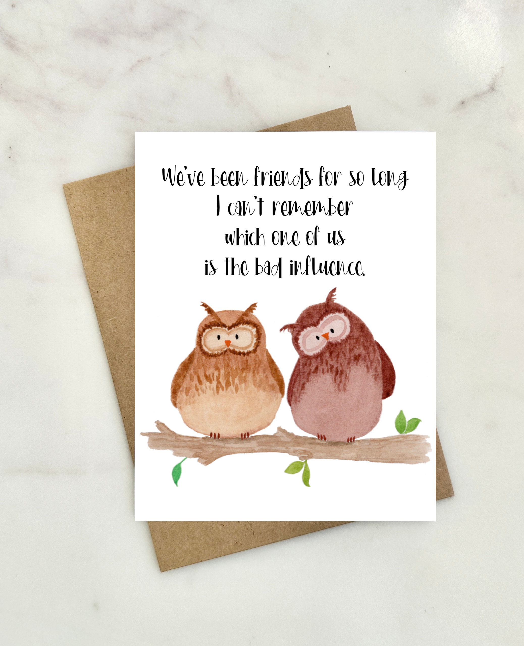 Greeting Card for Friends - Etsy
