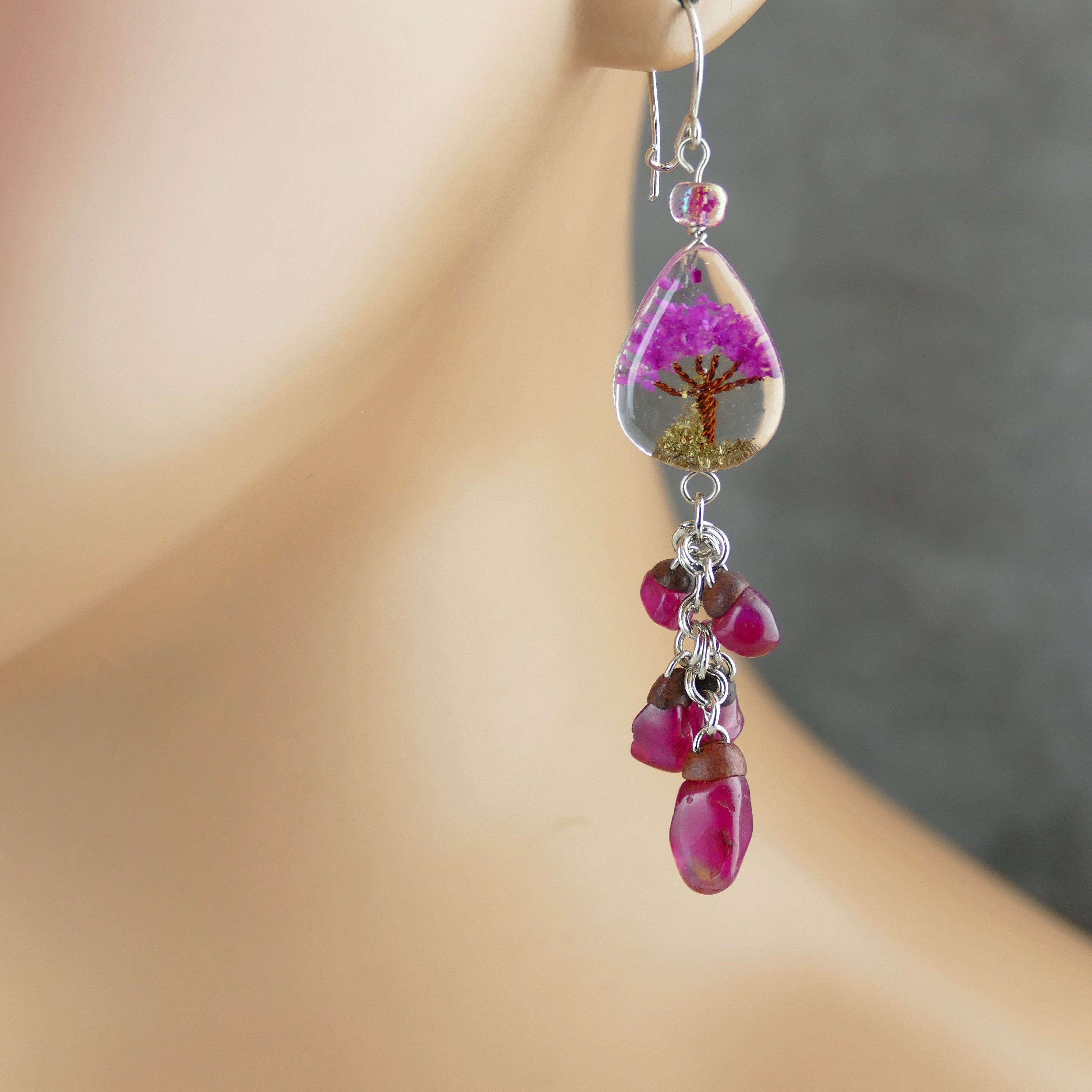 Tree Of Life Bohemian Chandelier Earrings chandelier earrings | Etsy