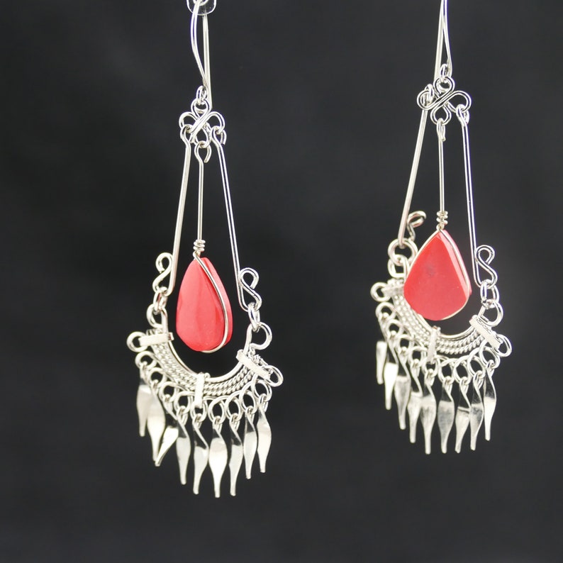 Bohemian Earrings boho earrings handmade earrings dangle | Etsy
