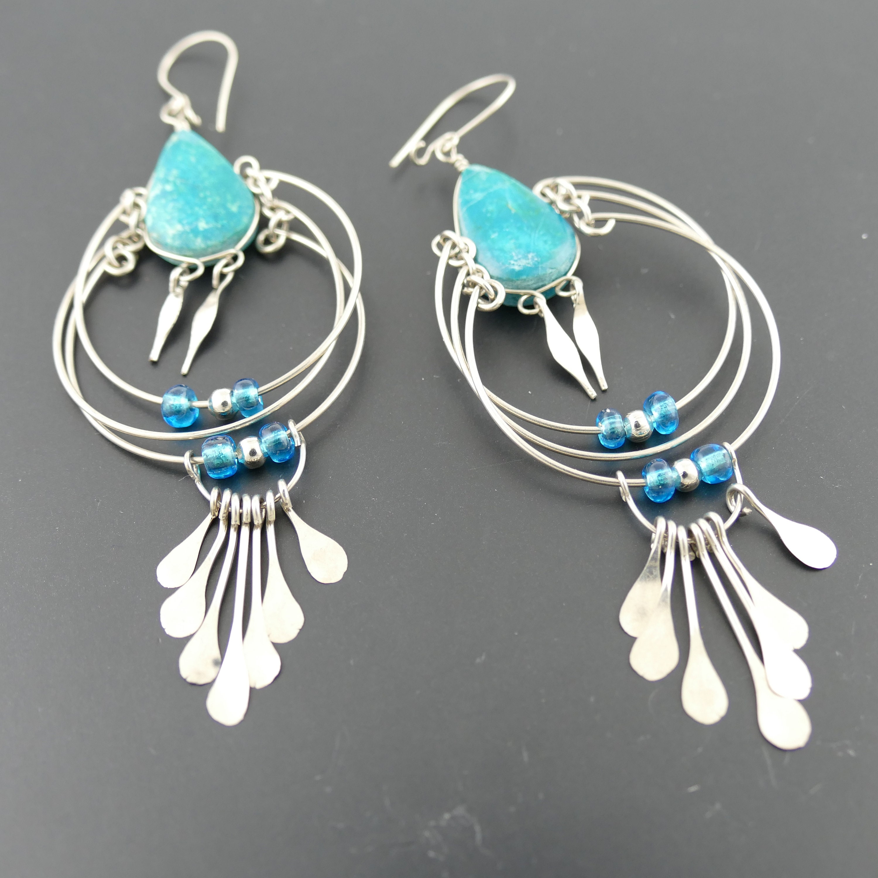 Boho Chandelier Earrings Dangle Earrings Boho jewelry tribal | Etsy