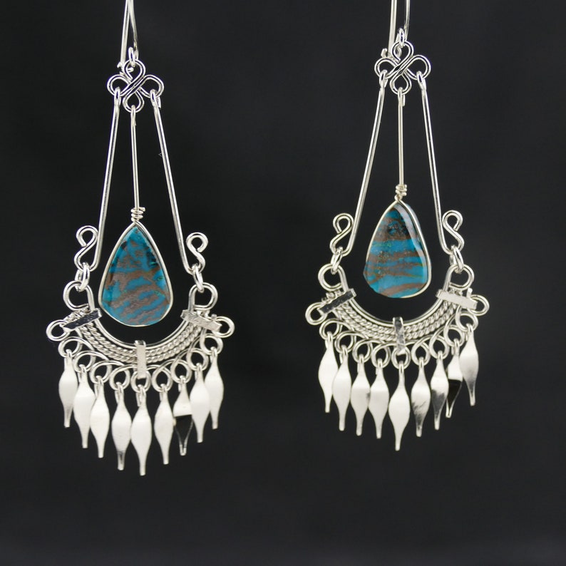 Bohemian Earrings Boho Earrings Handmade Earrings Dangle Etsy