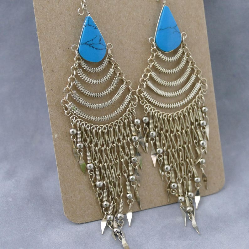 Statement Earrings Dangle Earrings Long Earrings Boho Earrings Etsy