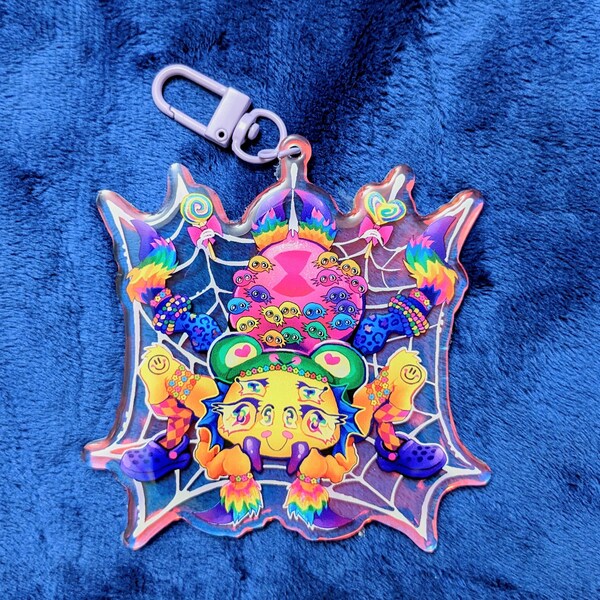 DECORA SPIDER Abalorio de acrílico arcoíris de Danneroni