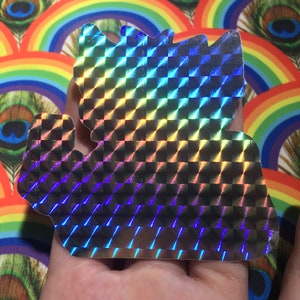 AUTHENTIC SPARKLECRINGE Prismatic Sticker by Danneroni image 6