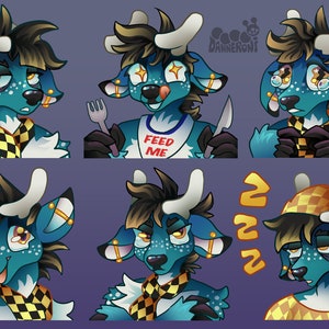 Custom Telegram Sticker 4-Pack Commissions by Danneroni image 6