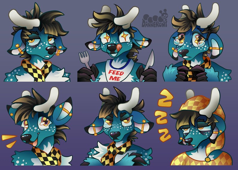 Custom Telegram Sticker 4-Pack Commissions by Danneroni image 6