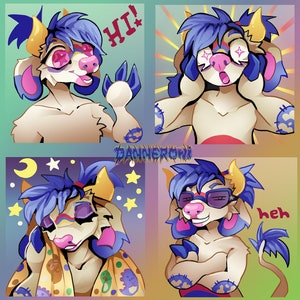 Custom Telegram Sticker 4-Pack Commissions by Danneroni image 5