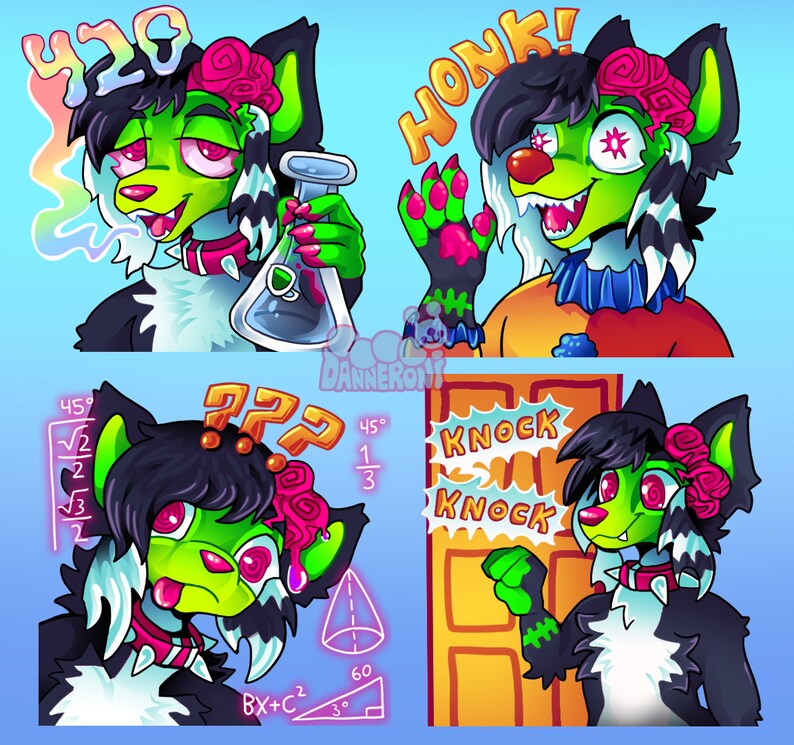 Custom Telegram Sticker 4-Pack Commissions by Danneroni image 9