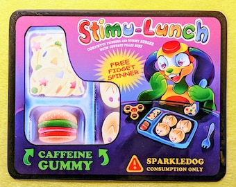 STIMU-LUNCH Vinyl Sticker by Danneroni