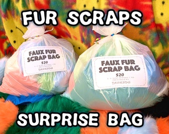 FUR SCRAPS 1LB Surprise Bag