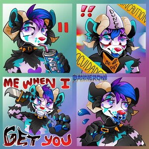 Custom Telegram Sticker 4-Pack Commissions by Danneroni image 4