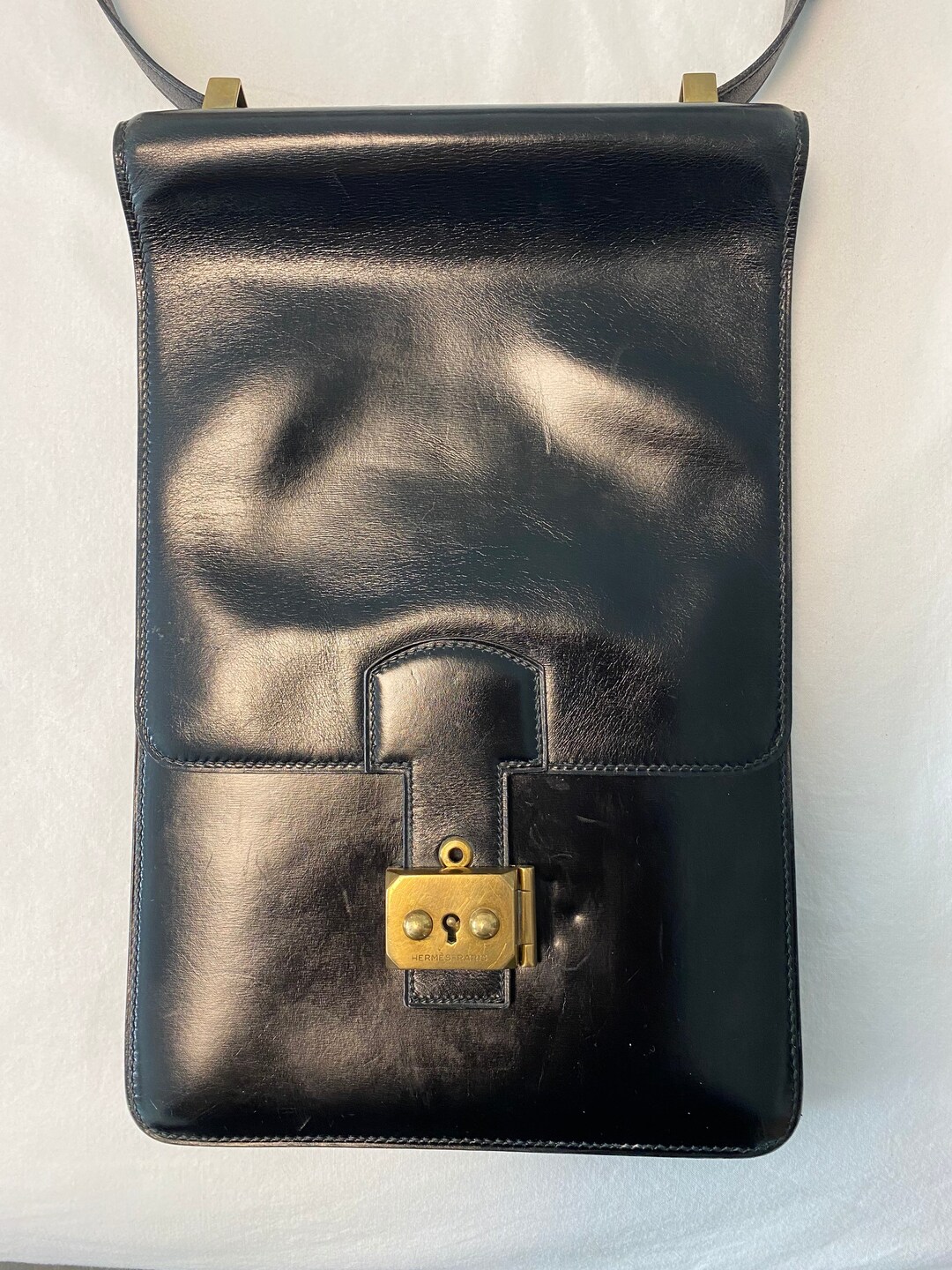 Vintage Hermes sac a Depeche Shoulder / Messenger Bag Etsy