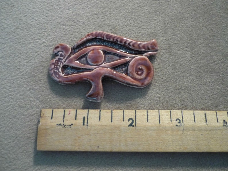 Ceramic Eye of Horus Ra Egyptian Protection Amulet Symbol 280