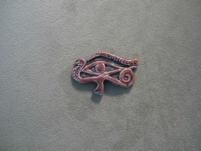 Ceramic Eye of Horus Ra Egyptian Protection Amulet Symbol 280