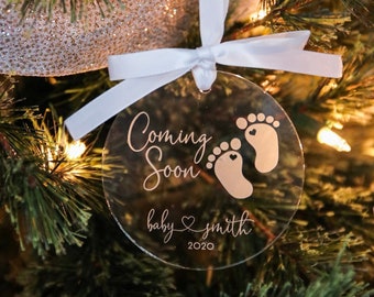 christmas ornament expecting baby
