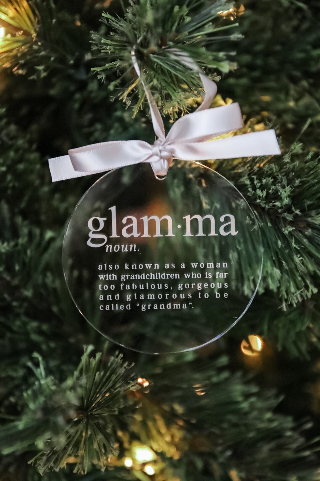 Glamma Definition Ornament Christmas Ornament Etsy