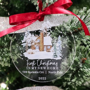 First Christmas in My New Home Ornament | First Christmas, New Home, Christmas Ornament, Housewarming Gift