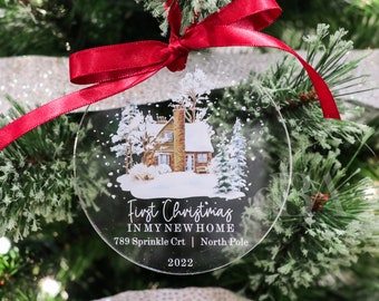 First Christmas in My New Home Ornament | First Christmas, New Home, Christmas Ornament, Housewarming Gift