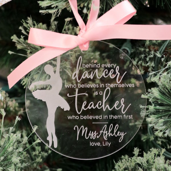 Dance Teacher Ornament | Christmas Ornament