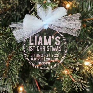 Baby's First Christmas Ornament