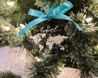 Travel Ornament | Christmas Ornament