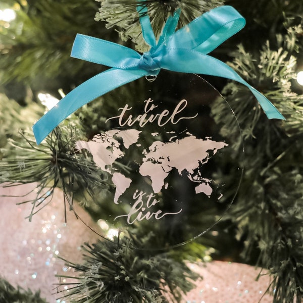 Travel Ornament | Christmas Ornament