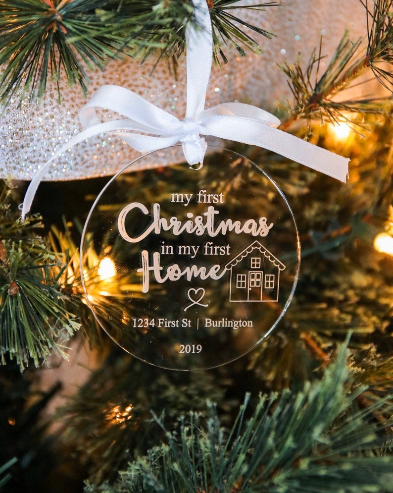 First Christmas In My New Home Ornament 
