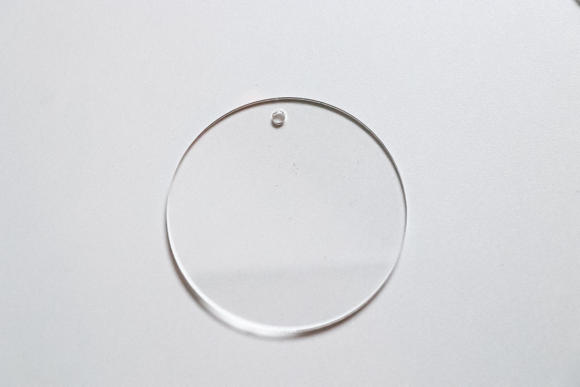 Blank Acrylic Ornaments Blank Circle Acrylic Ornaments Pack Etsy Canada