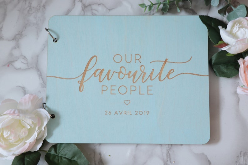 Wooden Book Polaroid Guest Book Memory Book Wedding Guest Book Wooden Guest Book Personalized Guest Book