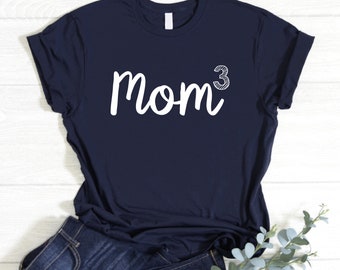 Mom Shirt, NAVY Blue, Matching Shirts for Baby Announcement, Baby Annoucement, Mom of 2, 3, 4, 5, 6 Kids, Shirt for Mom, Baby Announcement