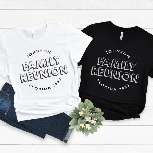 Family Reunion Shirts, Bulk Reunion Shirt, Matching Reunion Shirts, Family Shirts, Reunited Shirts, Soft Cotton, Personalized