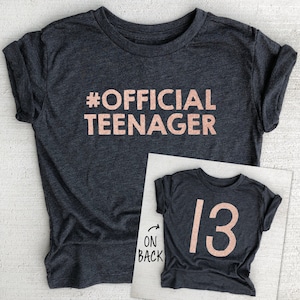 cute birthday shirts for 13 year olds