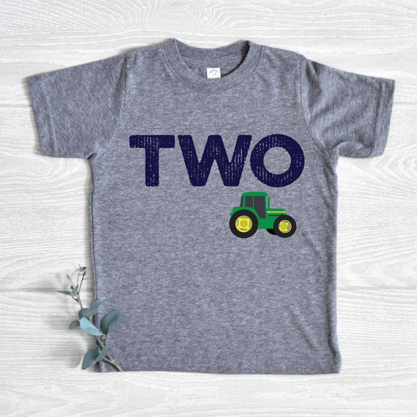 ANY AGE! Tractor Birthday Shirt, Toddler Birthday Boy Shirt, Green Tractor Birthday, Tractor Party Outfit, Tractor Shirt