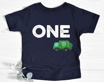 Garbage Birthday Shirt, Recycling Birthday Shirt, Birthday Boy Shirt, Green Garbage Truck Birthday, Party Outfit, Birthday Shirt