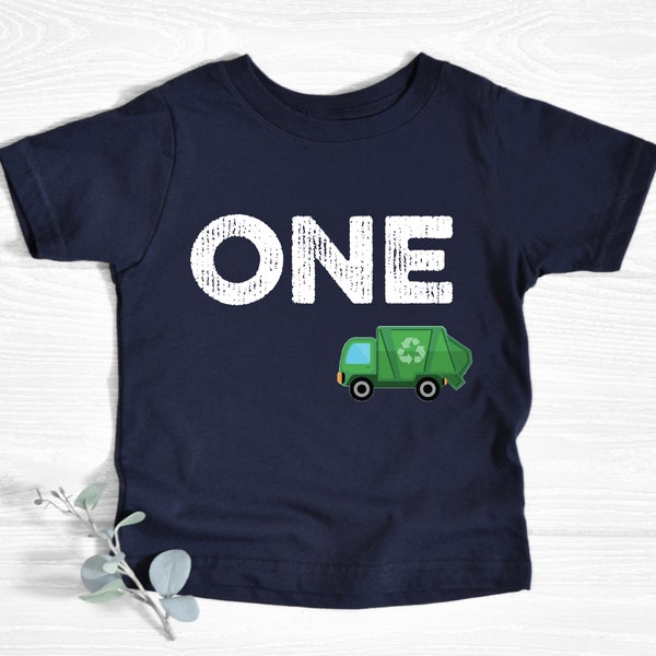 Garbage Truck Birthday Shirt: Recycling Party Outfit