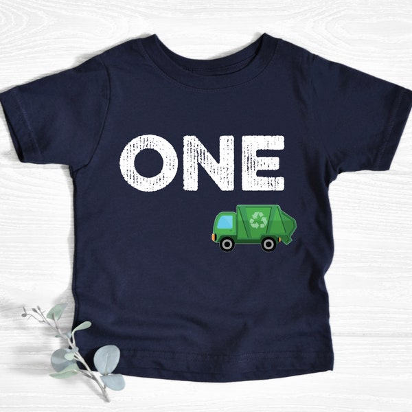 Garbage Birthday Shirt, Recycling Birthday Shirt, Birthday Boy Shirt, Green Garbage Truck Birthday, Party Outfit, Birthday Shirt