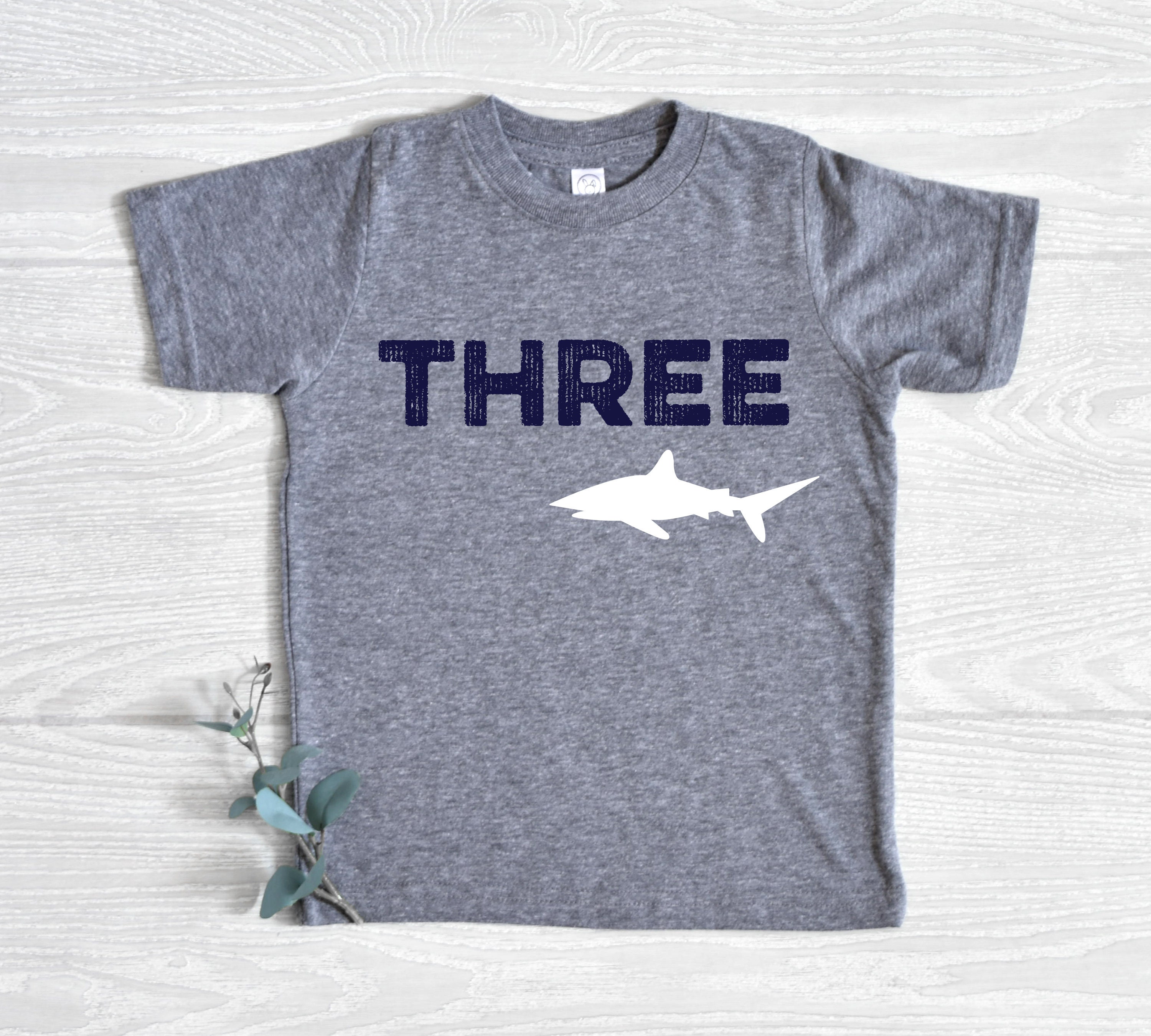 Shark Birthday Shirt ANY AGE Shark Shirt for Birthday | Etsy