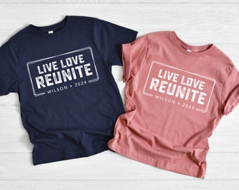 Live Love Reunite™, 2024 Reunion, Family Reunion Shirt, Matching Family Reunion Shirts, Reunited in 2024, Bulk Orders, All Sizes Soft