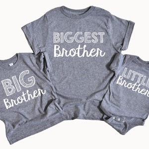 Matching Brother Shirt, Biggest Brother, Big Brother Shirt, Baby Announcement, New Big Brother, Youth, Big Kids, Adult, Brother Gift Shirt