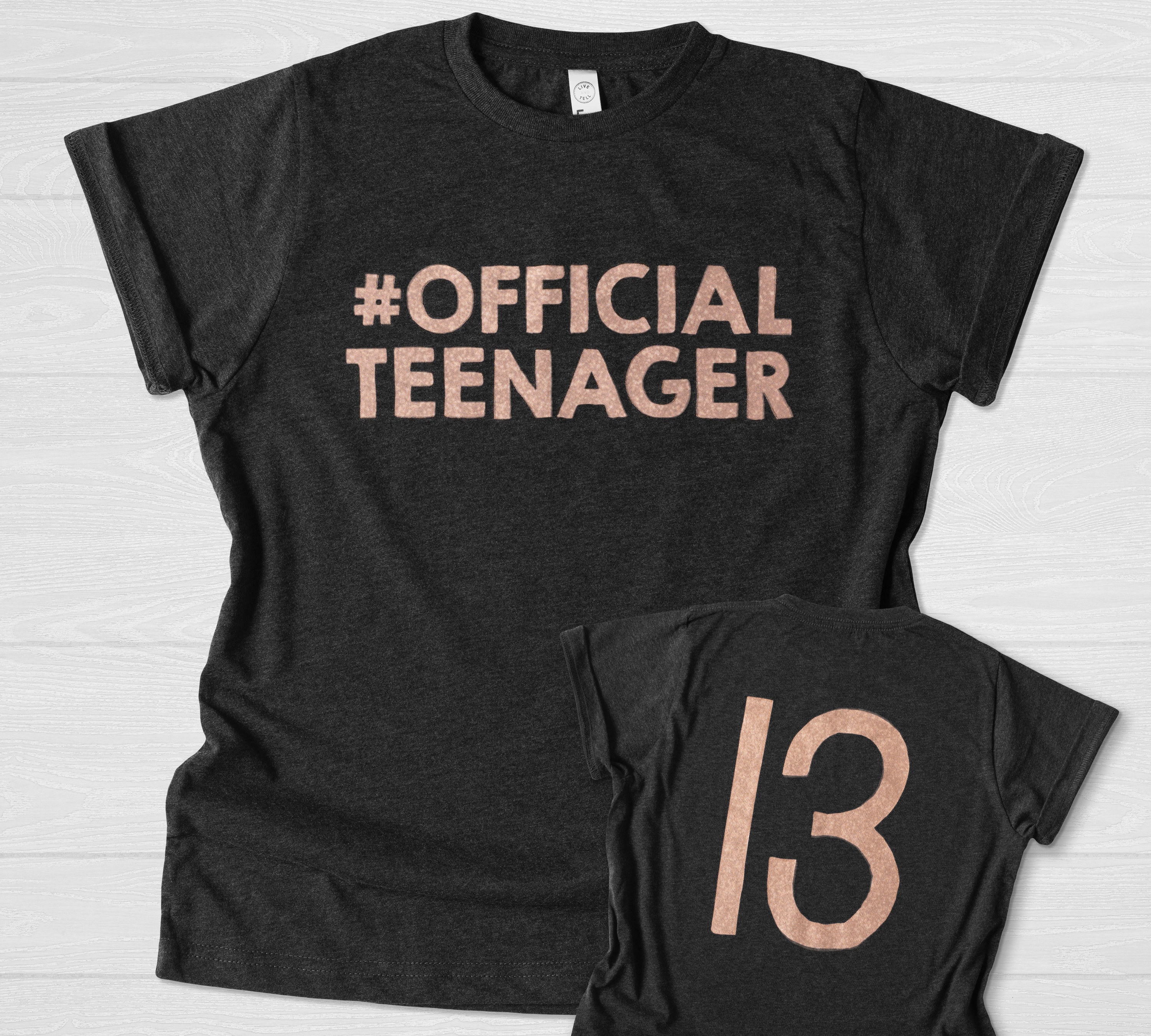 Thirteen Birthday Shirt Turning 13 shirt 13th Happy Birthday Shirt Birthday Shirts Birthday Gift Age Teenager Celebration Decor Youth