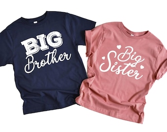 Big Sister/Brother Shirt: Matching Sibling Outfit